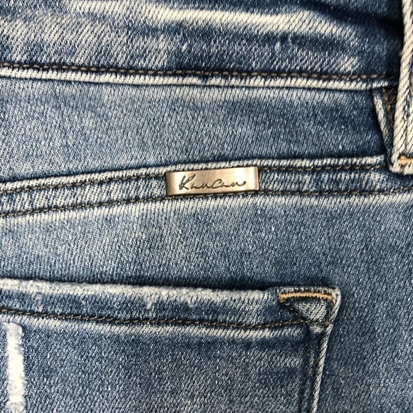 NWT KanCan Rosecran Flare Jeans Distressed Women’s 15/31 Stretch Mid Rise - Picture 5 of 7